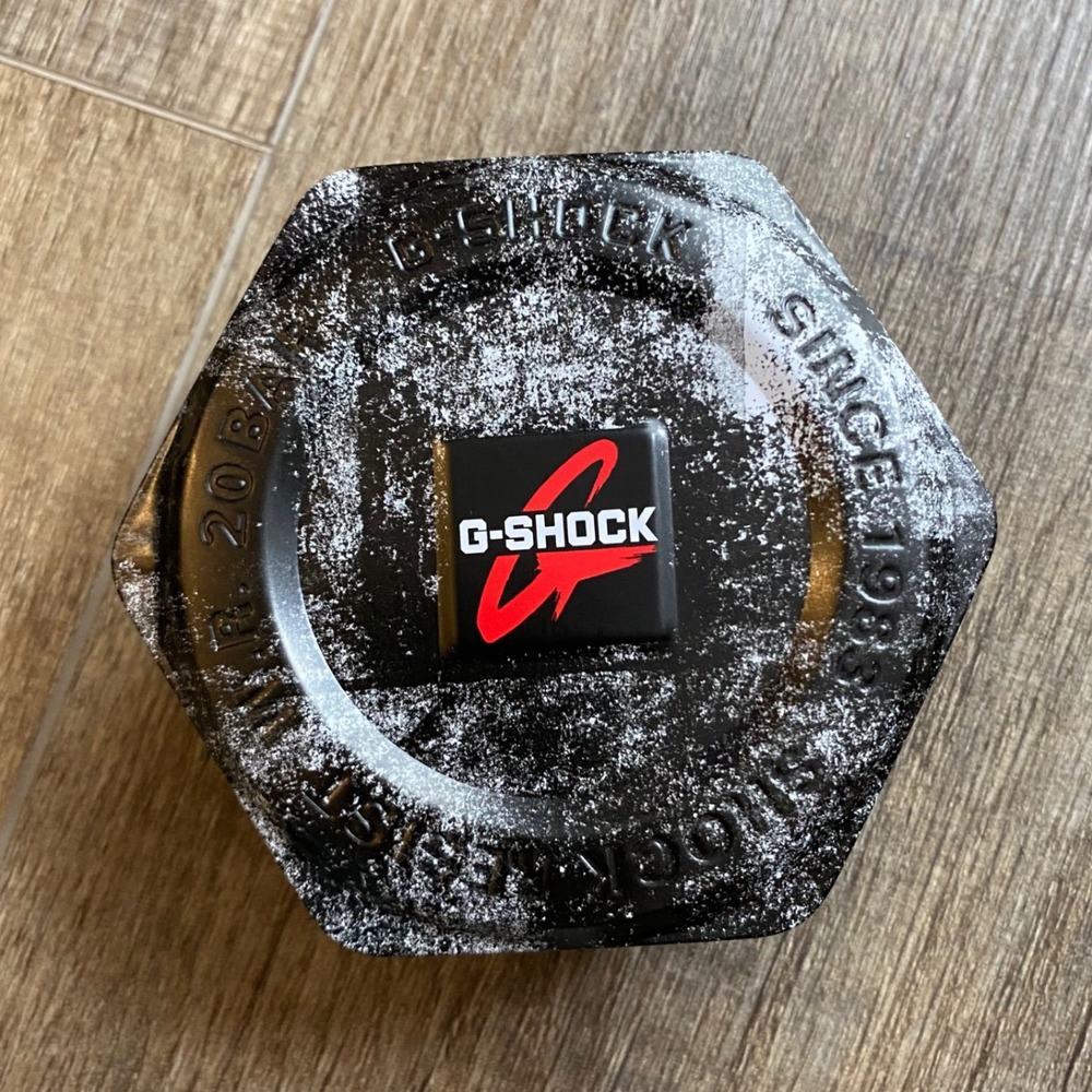 Casio G-Shock Watch Storage Tin Hexagon Black White MP-MGSA5-23 (TT) with Foam
